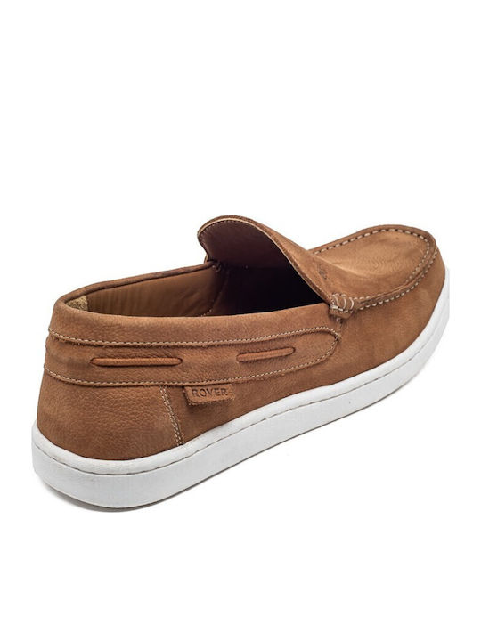 Δερμάτινα Ανδρικά Boat Shoes σε Καφέ Χρώμα