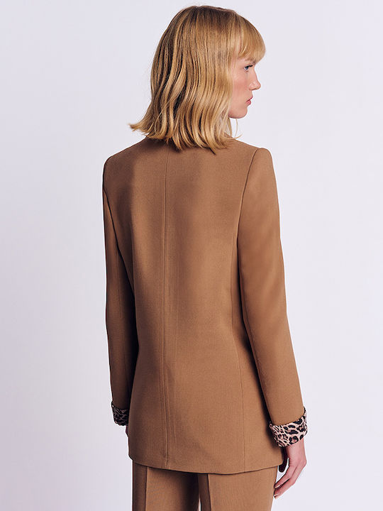 Forel Women's Blazer Coffee