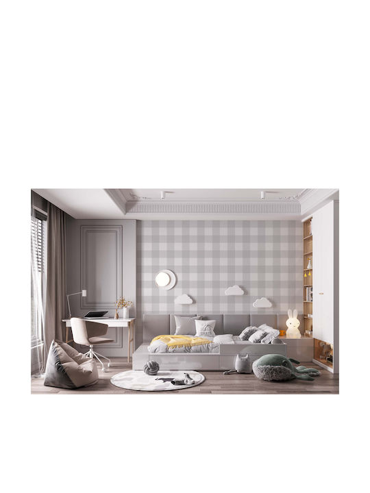 Тапет за Стена Сив 220x148см