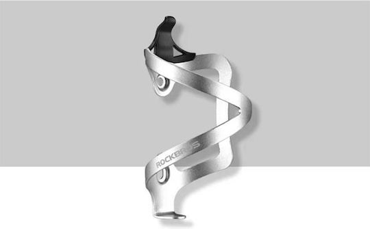 Rockbros Aluminum Bottle Holder Παγουροθήκη Ποδηλάτου Silver