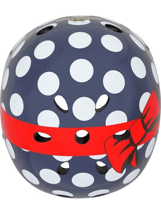 Hornit Polka Dot Cască pentru biciclete / trotinete pentru copii pentru biciclete BMX Albastru cu lumină LED încorporată