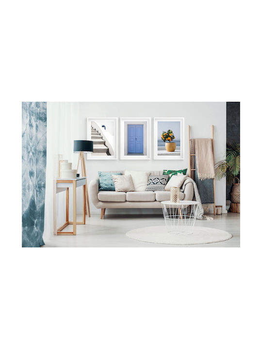 Elegant Posters Living Room Minimalist Style Santorini Greece 3x30x40