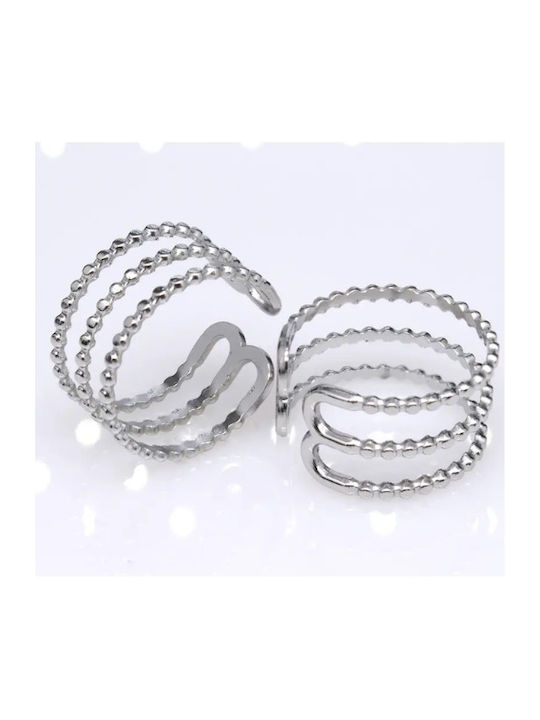 Damen Ring aus Stahl
