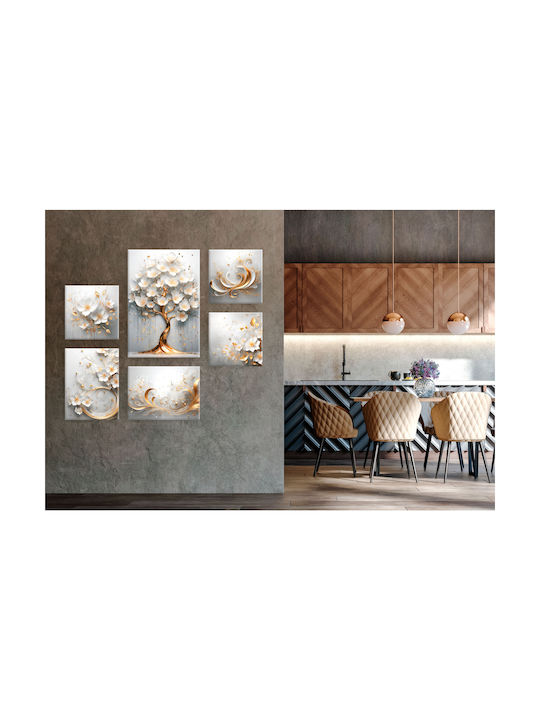 Decowalls 6 части Картина Платнен 100x140см