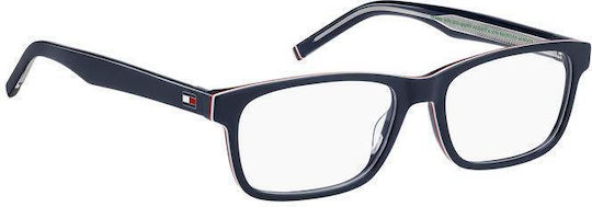 Tommy Hilfiger Men's Acetate Prescription Eyeglass Frame Blue TH2076 PJP