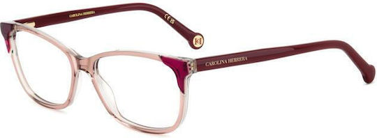 Carolina Herrera Rame Ochelari Pentru Femei Acetat Roz HER 0284 35J