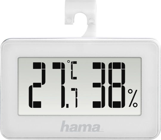 HAMA Ψηφιακό Υγρασιόμετρo & Θερμόμετρo για Χρήση σε Εσωτερικό Χώρο