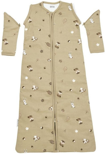 Meyco Winter Schlafsack Animals Forest Animals mit abnehmbaren Ärmeln