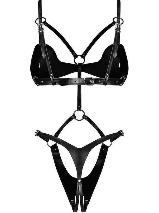 Obsessive Dame Controle Sexy Κορμάκι Μαύρο