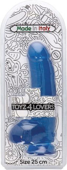 Toyz4lovers Achille Реалистично дилдо с Топки и Вендуза Син 25см