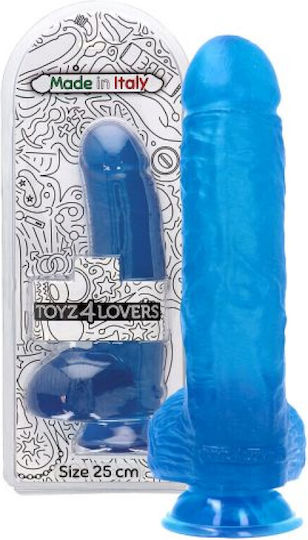 Toyz4lovers Achille Реалистично дилдо с Топки и Вендуза Син 25см