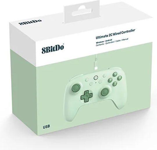 8Bitdo Ultimate 2C Wired Gamepad for Android / PC Green