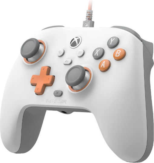 Gamesir T7 Ενσύρματο Gamepad με Hall Effect Sticks για PC / Xbox One / Xbox Series Creamsicle White