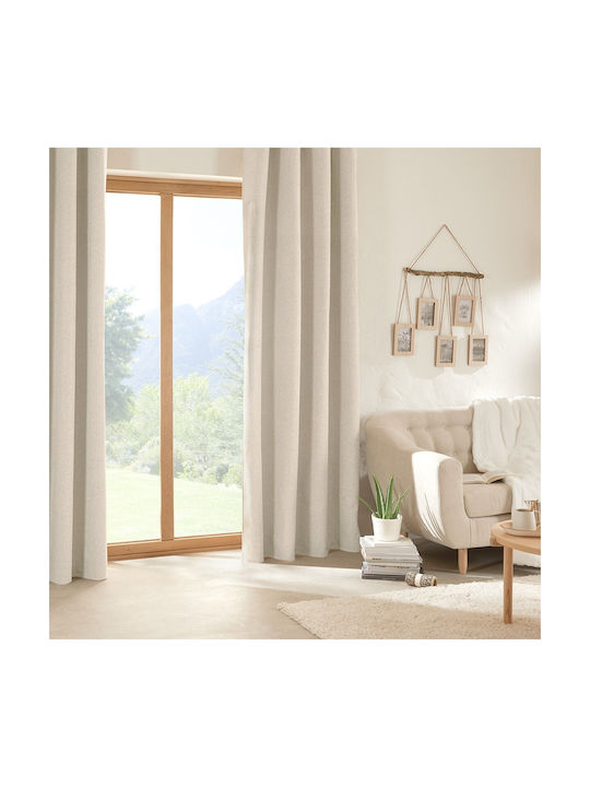Atmosphera Perdea Opacă Cu Capse Soana Ecru 140x260 cm