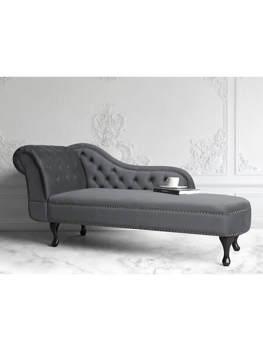 Berwyn 696 Ανάκλιντρο Βελούδινο Γκρι 79x61x170εκ. 518588BEL