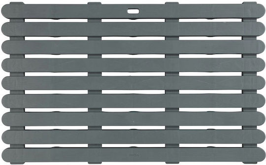 Wenko Πατάκι Μπάνιου Ξύλινο 22948100 Dark Gray 80x50εκ.