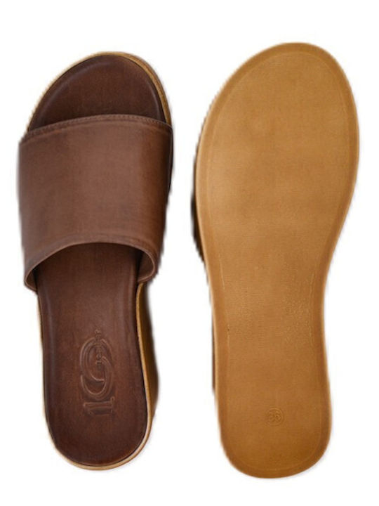 Sandale Casual Damă Flatforme Maro