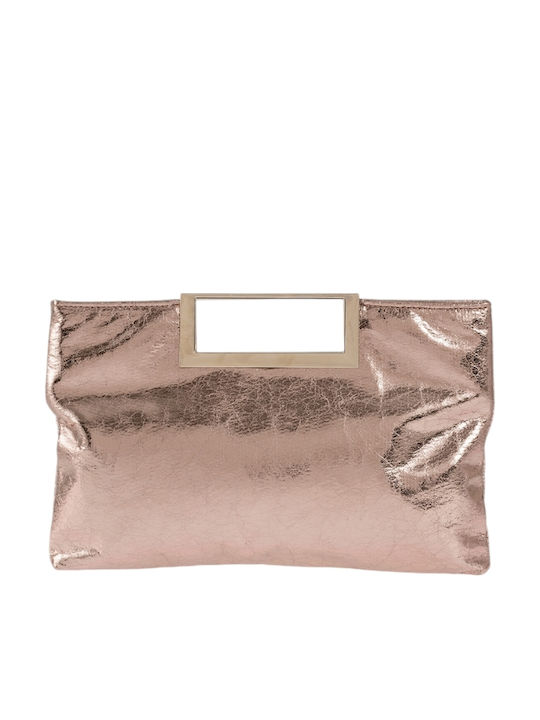 Women's Bag Handbag Pink Gold