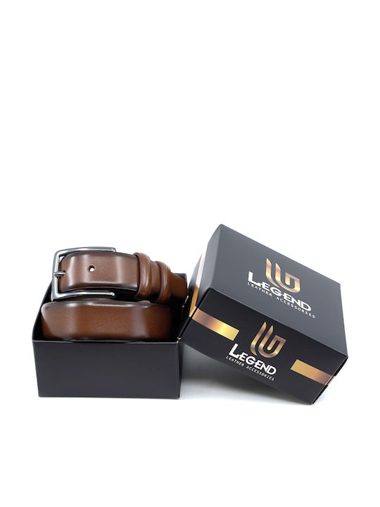 Men's Belt Leather Tabac Brown