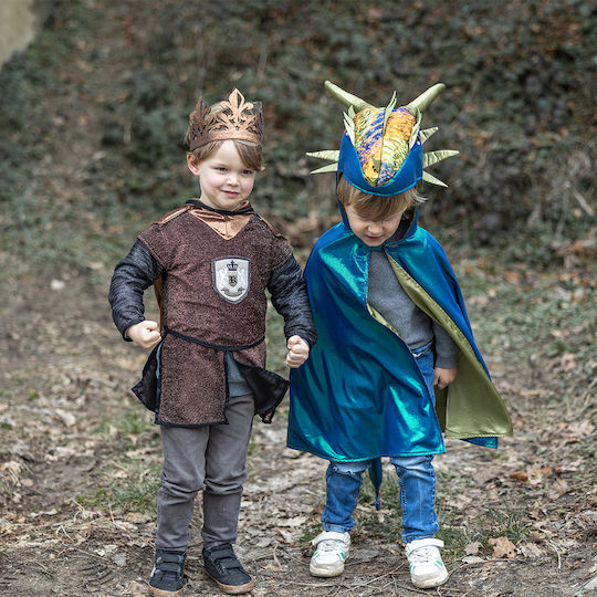 Karneval Kap Grün aus Metall 1Stück