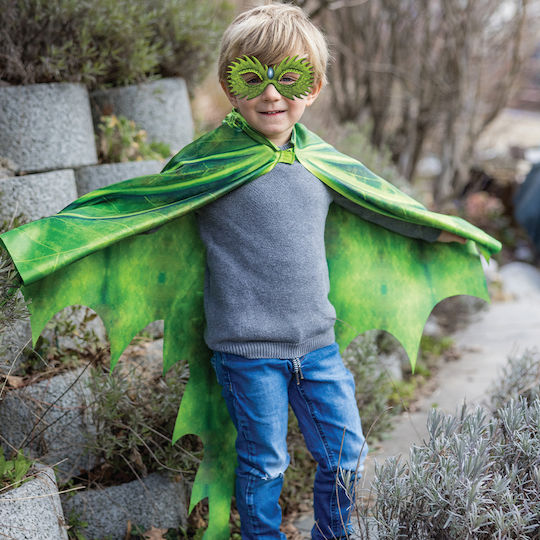 Green Carnival Cape for Halloween