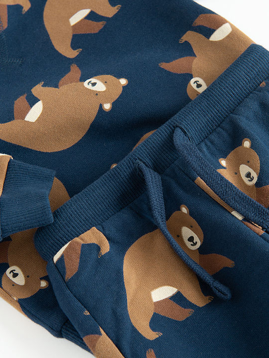 Kids Sweatpants Set Blue 2pcs