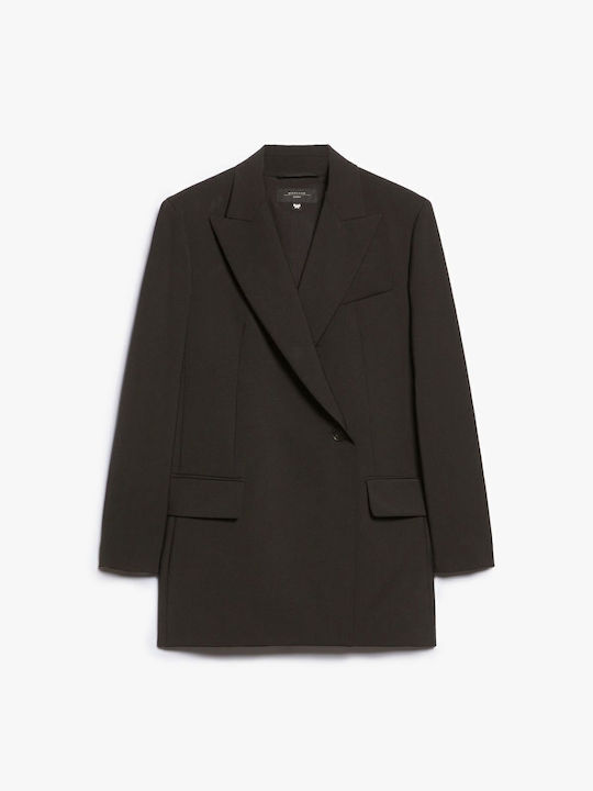 Weekend Maxmara Γυναικείο Σακάκι Μαύρο
