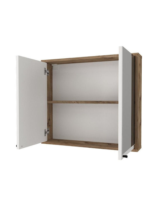 Megapap LILIAN Bathroom Mirror made of Particle Board 75x14.6cm Green