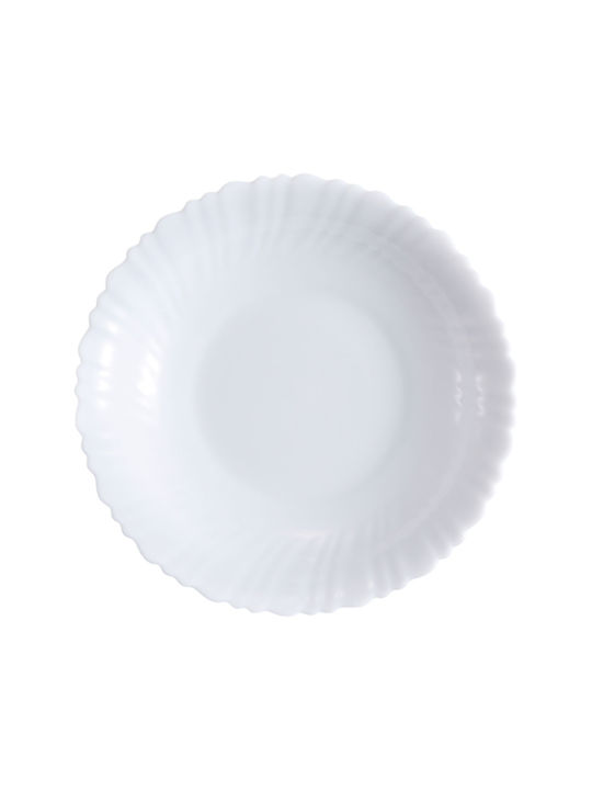 Ankor Plate Soup Glass White