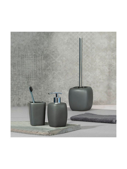 Wenko Cup Holder Ceramic Gray
