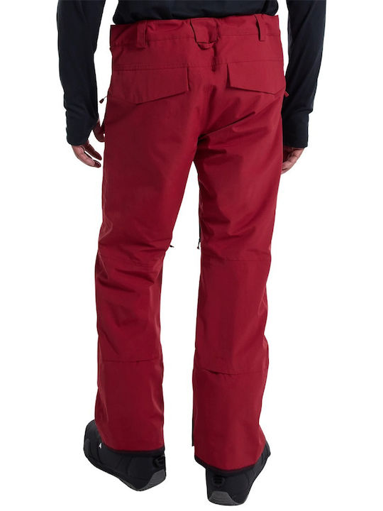 Burton Covert 2.0 2l 23831101600 Men's Trousers for Ski & Snowboard Red