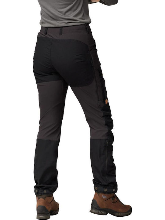 Fjallraven Keb Femei Lung Pantaloni de drumeție Negru