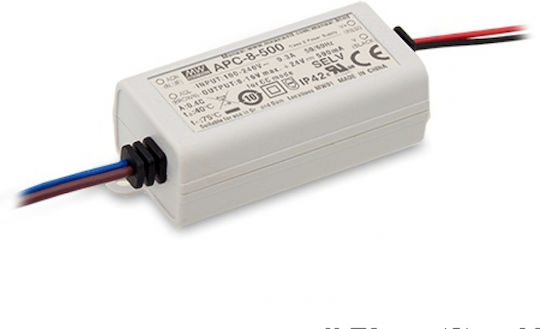 Mean Well LED Power Supply IP42 Power 8W