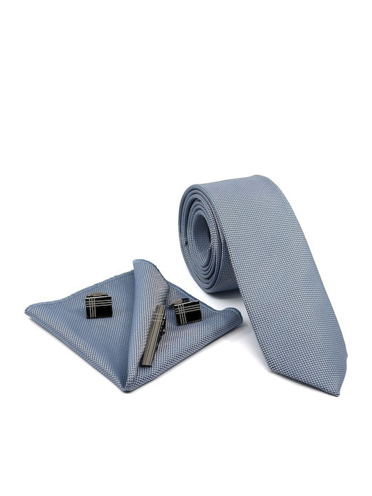 Legend Accessories Подредба Мъжка Вратовръзка Синтетична с Щампа в Син Цвят