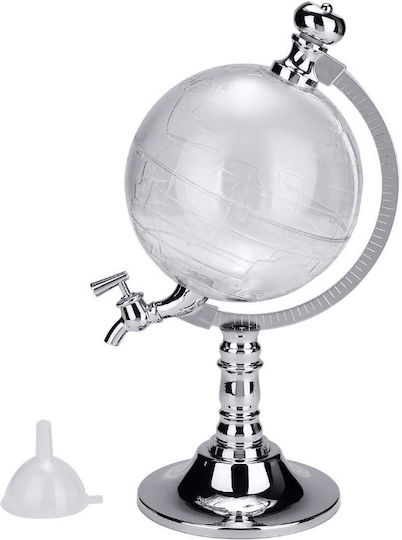 Distribuitor de bere Globe-shaped Dispenser Any Type Drinks Plastic cu robinet 1.5lt