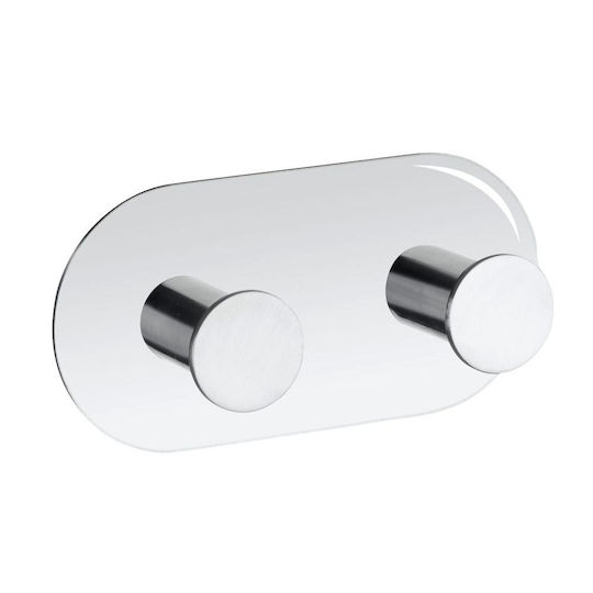 Κρεμαστράκι Αυτοκόλλητο 10x3.5x5 Wenko Cona Duo 22928100 10x3.5x5