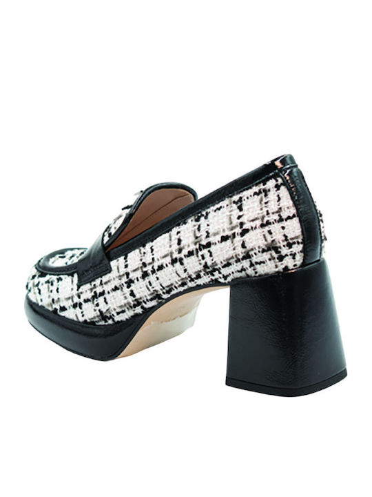 Leder Pumps Schwarz