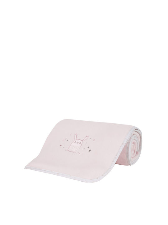 Nima Blanket Cot Fleece Pink Pink 110x140cm