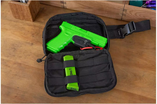 Tasche Militärische Tasche Taille Schwarz 4Es