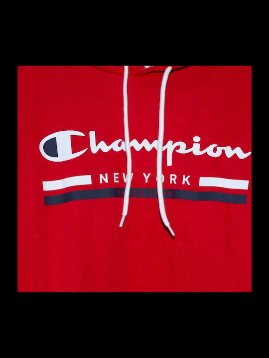 Sweatshirt with Hood Red
