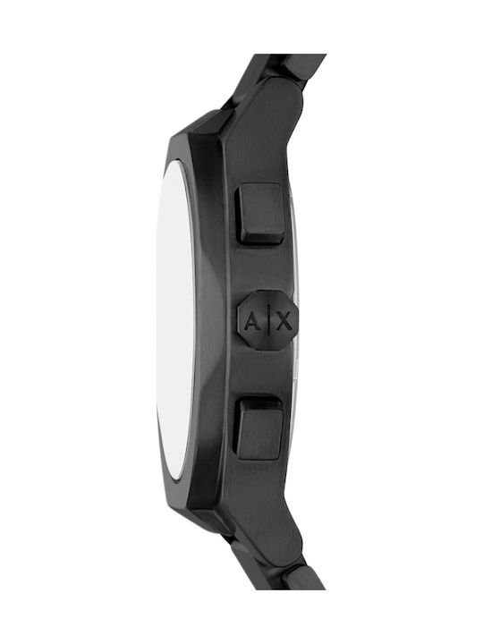 Armani Exchange Ceas Bărbați 42mm Cronograf Baterie Cu Brățară Din Oțel Inoxidabil Neagră