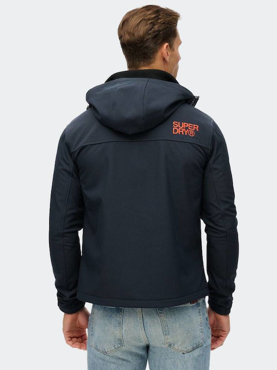 Superdry Trekker Jacket Softshell Navy Blue