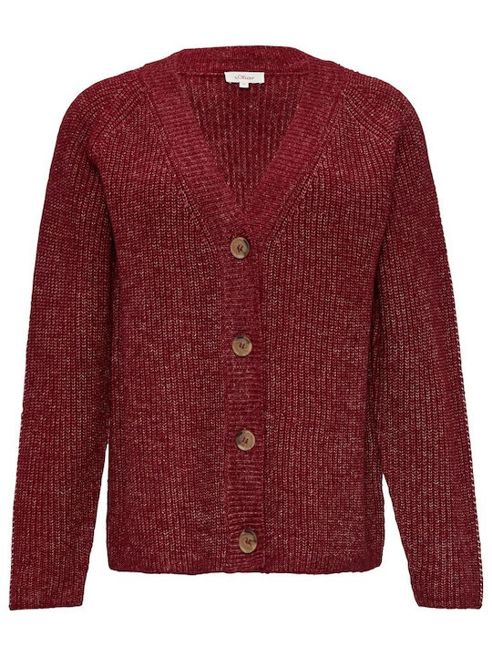 Women's Knitted Cardigan Red