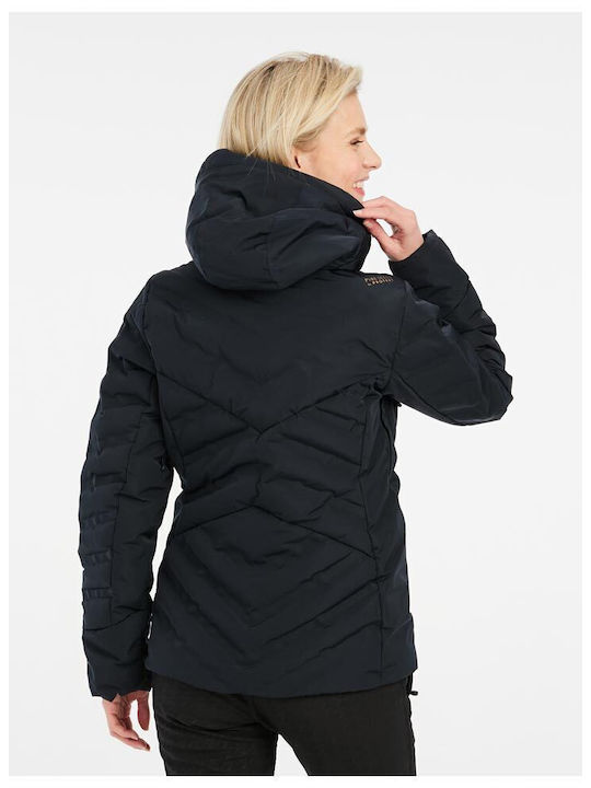 Protest Women's Short Lifestyle Jacket for Winter Black