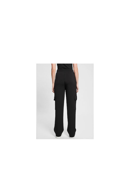 Guess Pantaloni de trening BLACK