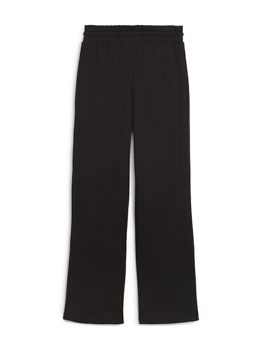 T7 Hohe Taille Jogginghose Black