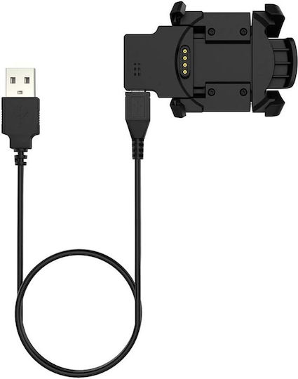 Charger Garmin Fenix 3 3 Hr 3 Sapphire Usb 1m Techsuit Tgc5 Black
