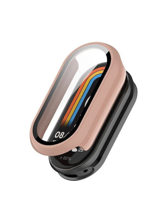 Hülle 2-in-1 + Panzerglas Amazfit Bip 5 Rosa