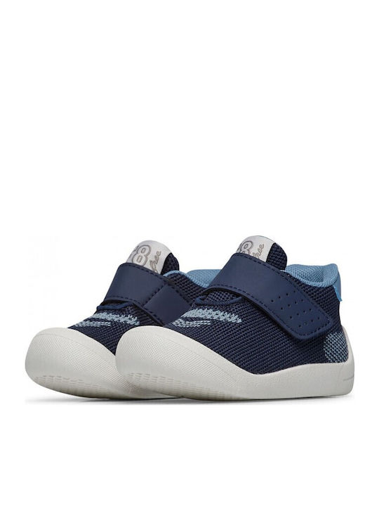 Kids Sneakers with Scratch Navy Blue