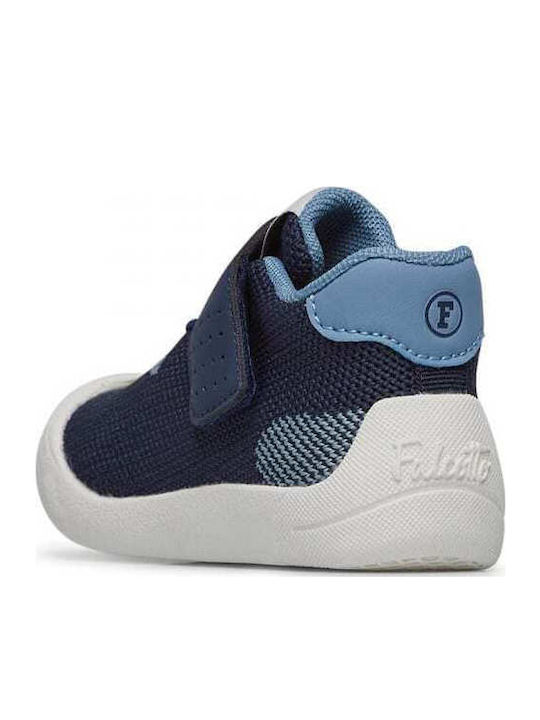 Kids Sneakers with Scratch Navy Blue